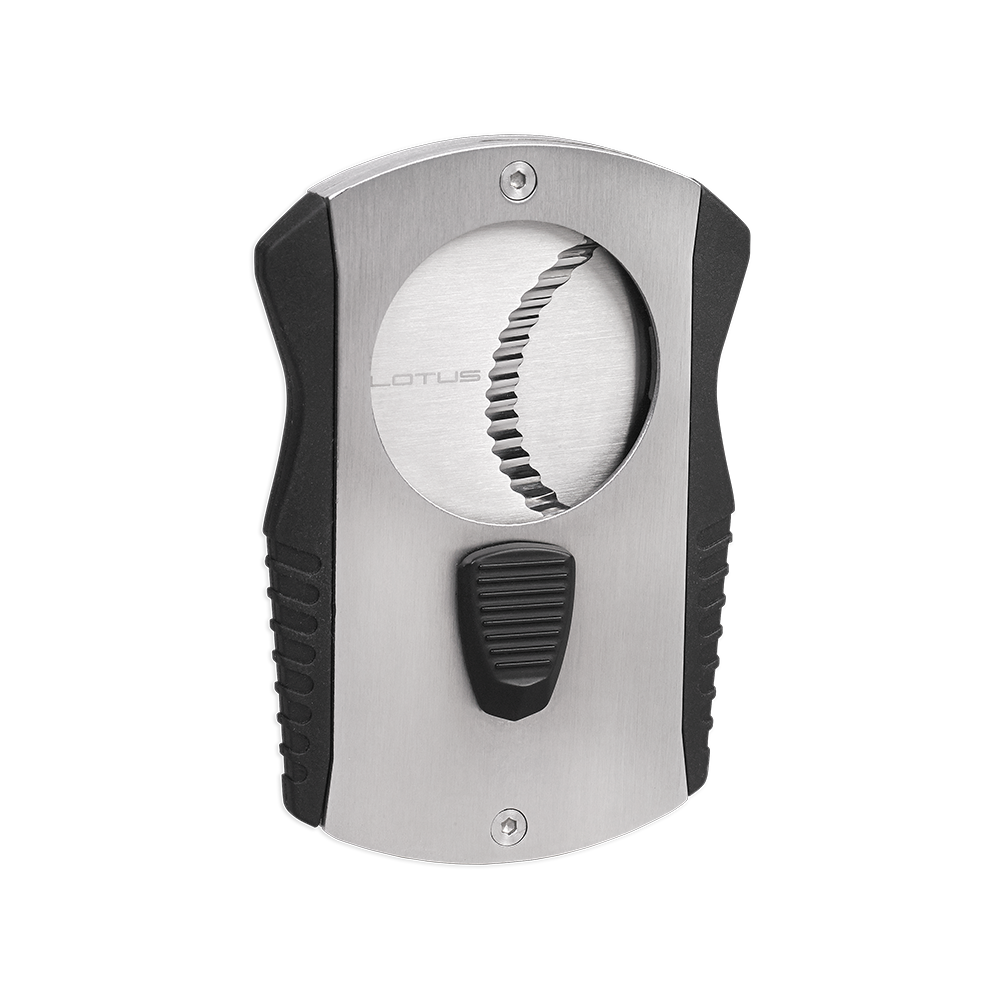 Lotus Cigar Cutters | Barracuda 80-Ring Chrome & Black | Default