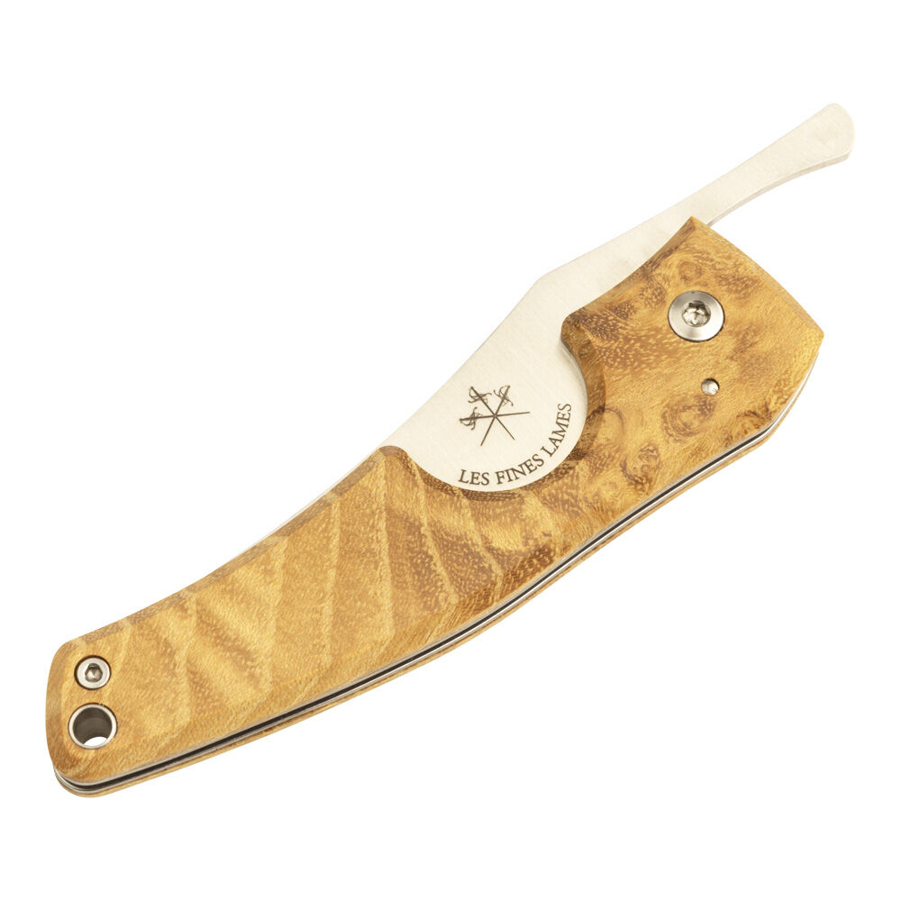 Les Fine Lames | Acacia Burl Petit Cigar Knife | Default