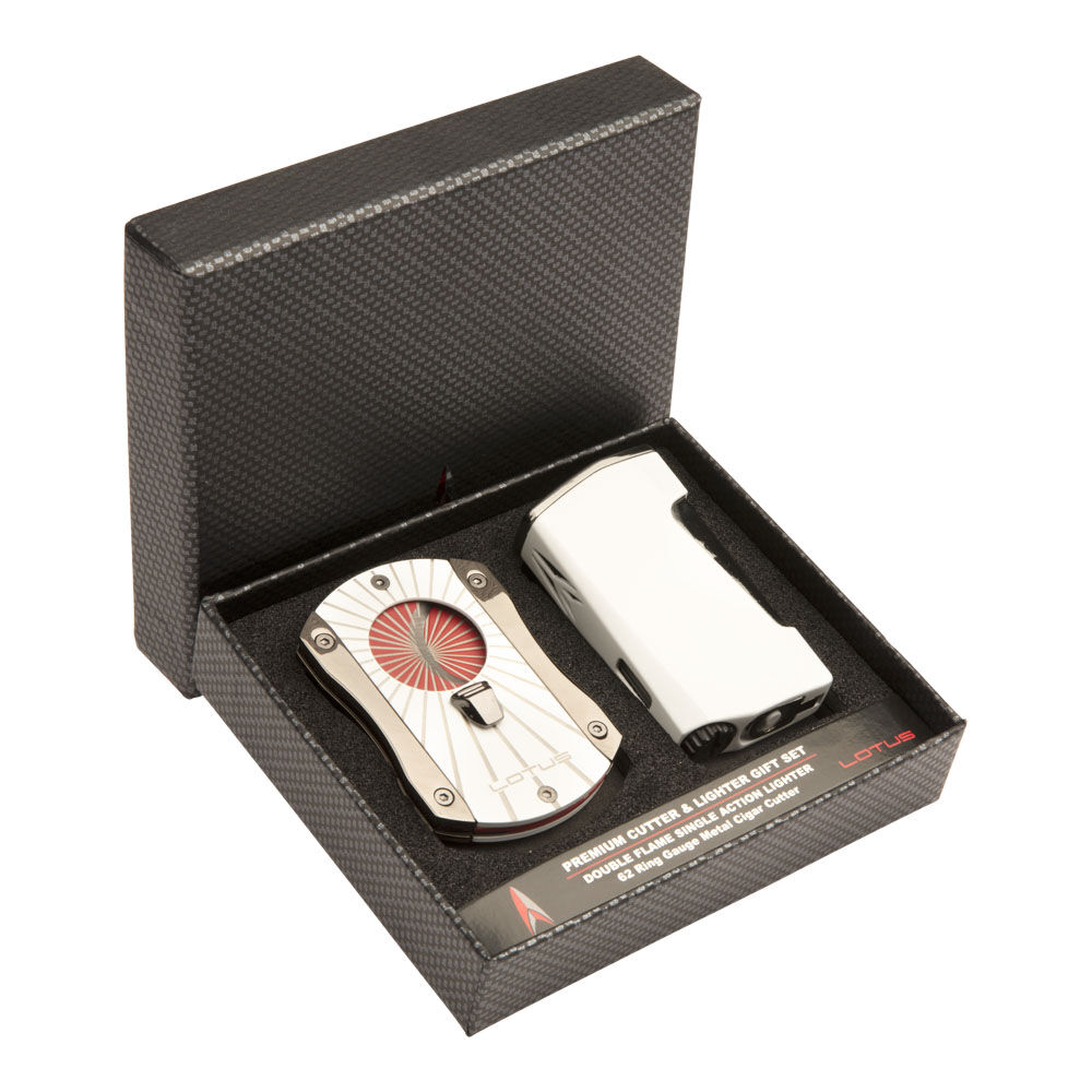 Lotus Gift Set | Chroma Lighter & Deception Cutter White | Default