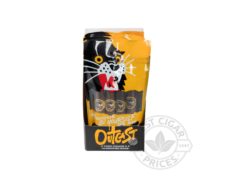 Outcast Toro Humibags By Miami Cigar Company - Sealed Packs - 20 Total Cigars