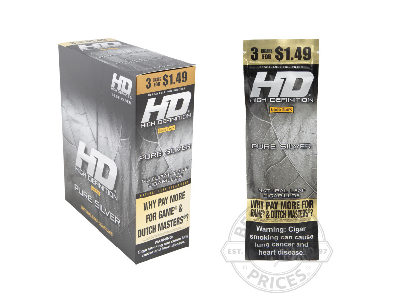 Good Times #HD Silver 3 For $1.49 - Carton - 45 Total Cigars