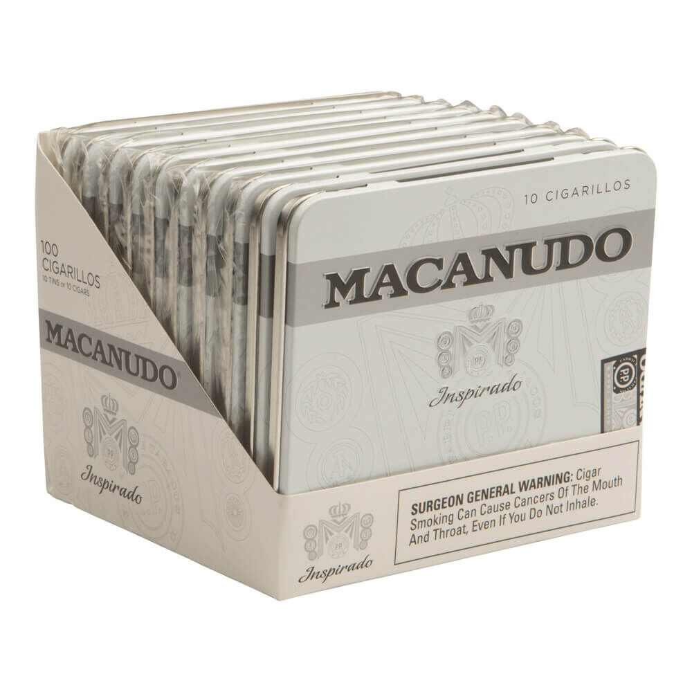 Macanudo Inspirado White | Cigarillos 4 | 10 Packs of 10 (100 total)