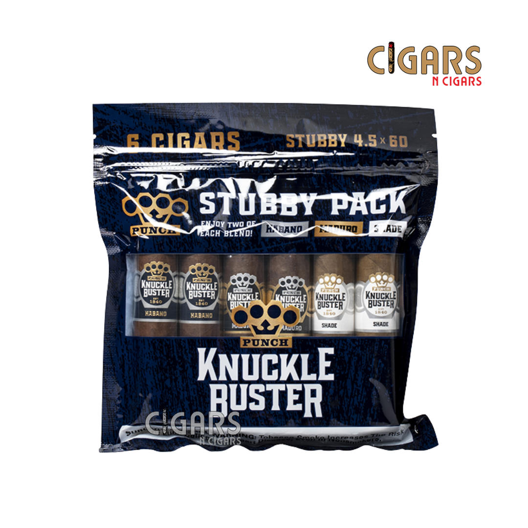Punch Knuckle Buster Stubby Sampler (6 Pack) Pack of 6