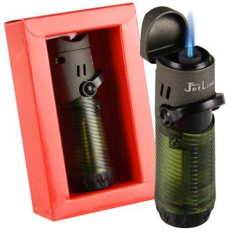 JetLine J-Jet Single Flame Lighter- Green Lighter