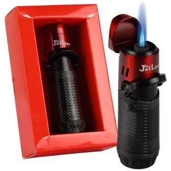 JetLine J-Jet Single Flame Lighter- Red Lighter