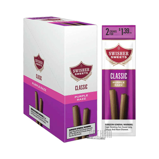 Swisher Sweets Cigarillos Purple Razz - Pack of 60