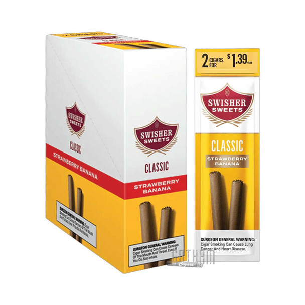 Swisher Sweets Cigarillos Strawberry Banana - Pack of 60