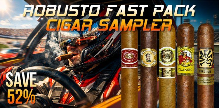 Robusto Fast Pack Cigar Sampler - Pack of 5