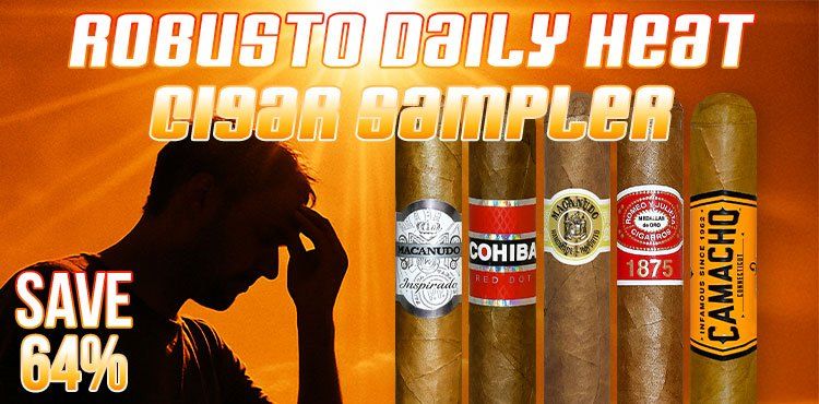 Robusto Daily Heat Cigar Sampler - Pack of 5