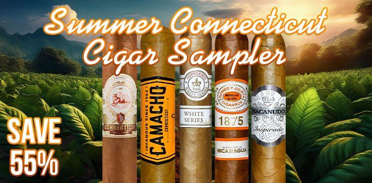 Summer Connecticut Cigar Sampler - Pack of 5