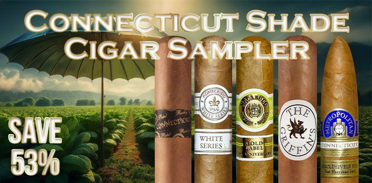 Connecticut Shade Cigar Sampler - Pack of 5