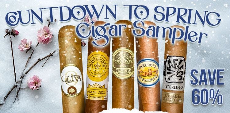 Countdown to Spring Cigar Sampler - Pack of 5