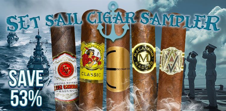 Set Sail Cigar Sampler - Pack of 5