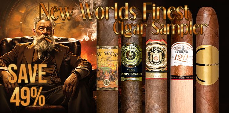 New Worlds Finest Cigar Sampler - Pack of 5