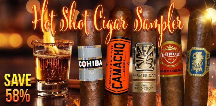 Hot Shot Cigar Sampler - Pack of 5
