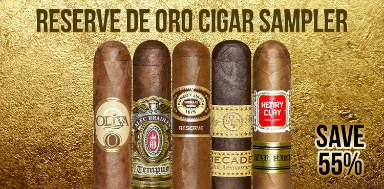 Reserve De Oro Cigar Sampler - Pack of 5