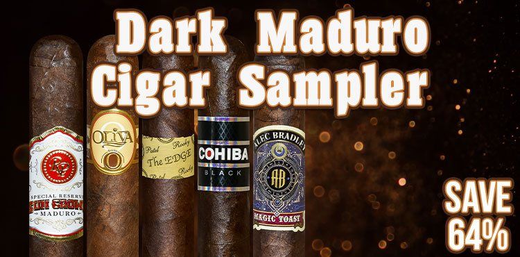 Dark Maduro Cigar Sampler - Pack of 5