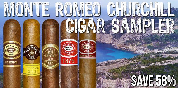 Monte Romeo Churchill Cigar Sampler - Pack of 5