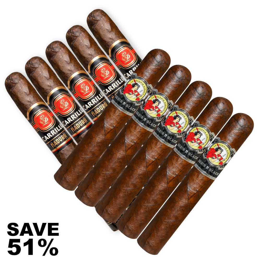 Double Stack EP Carrillo Essence VS La Gloria Serie R Black - Pack of 10