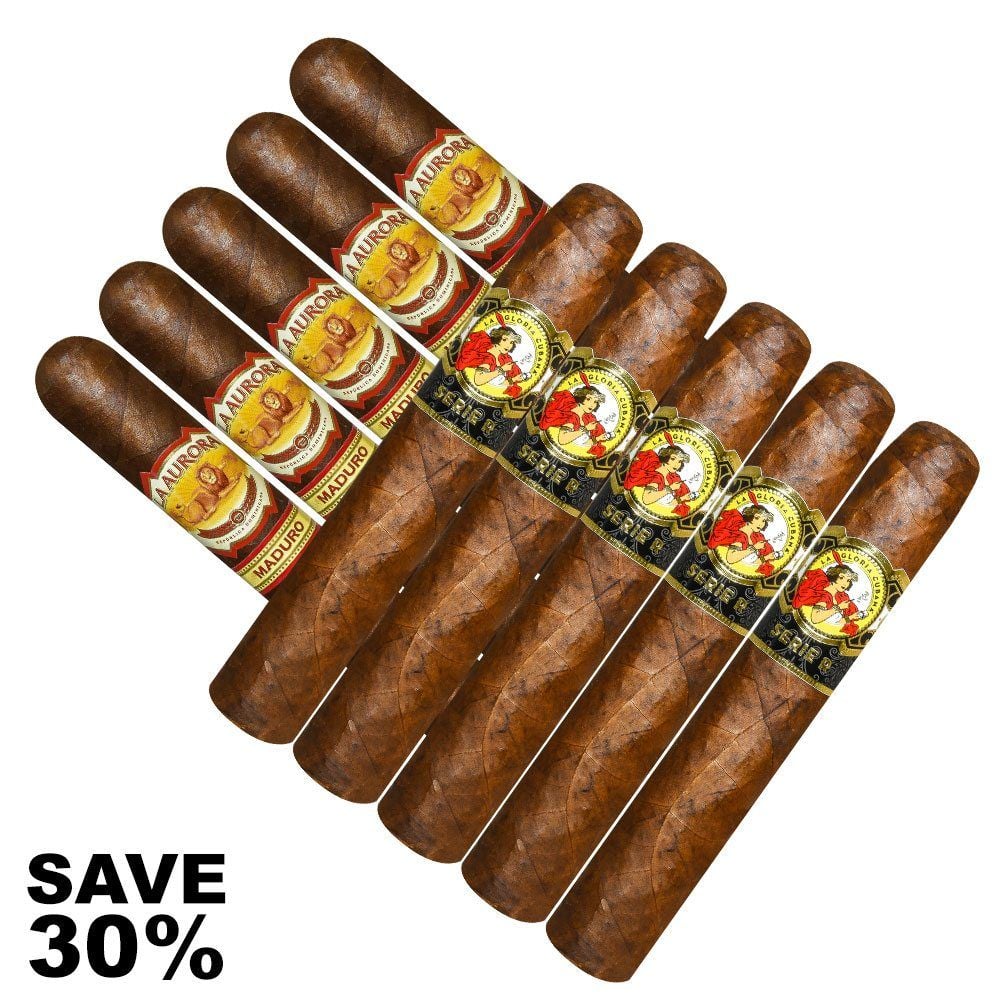 Double Stack La Aurora 1985 VS La Gloria Serie R - Pack of 10