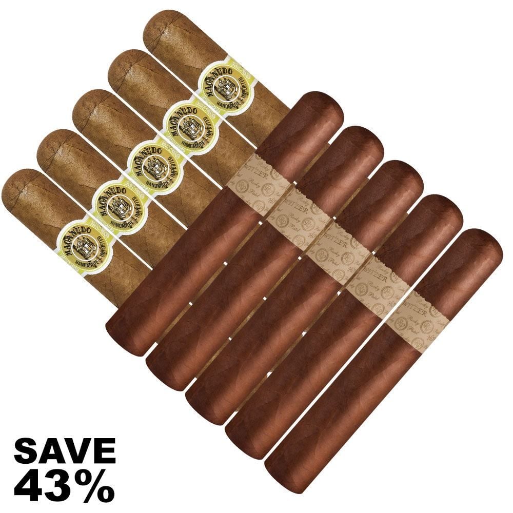 Double Stack Macanudo VS Rocky Patel Edge Corojo - Pack of 10