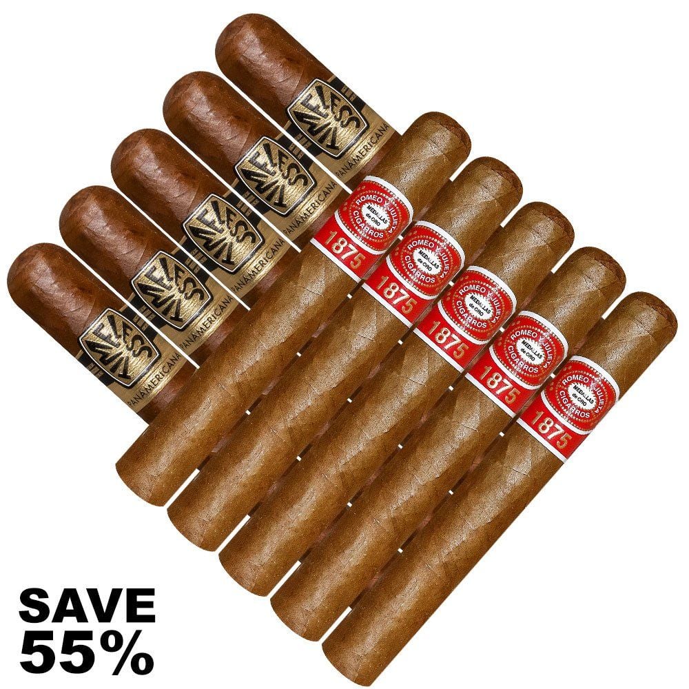 Double Stack Ferio Tego Timeless Panamericana VS Romeo 1875 - Pack of 10