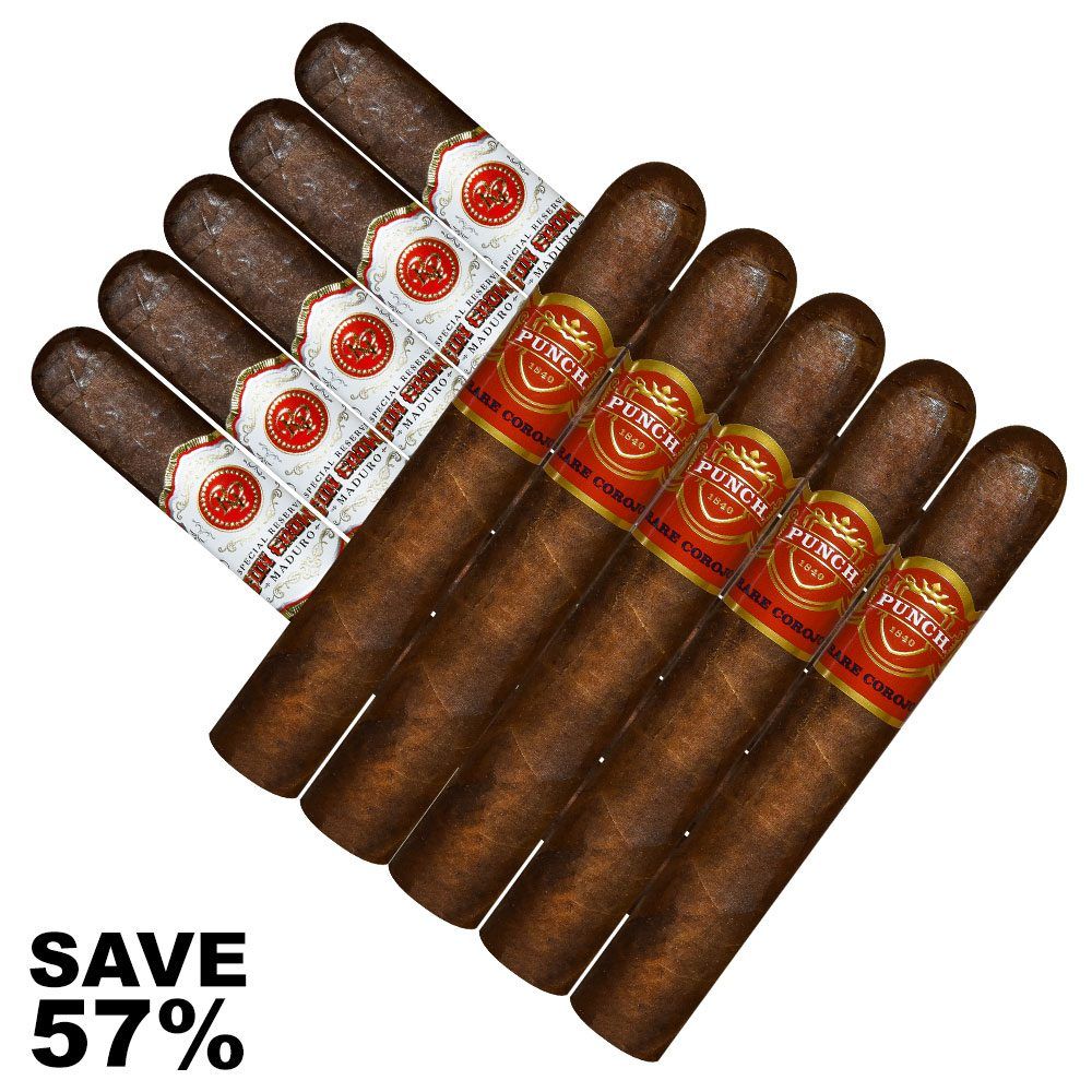 Double Stack Rocky SG Maduro VS Punch Rare Corojo - Pack of 10