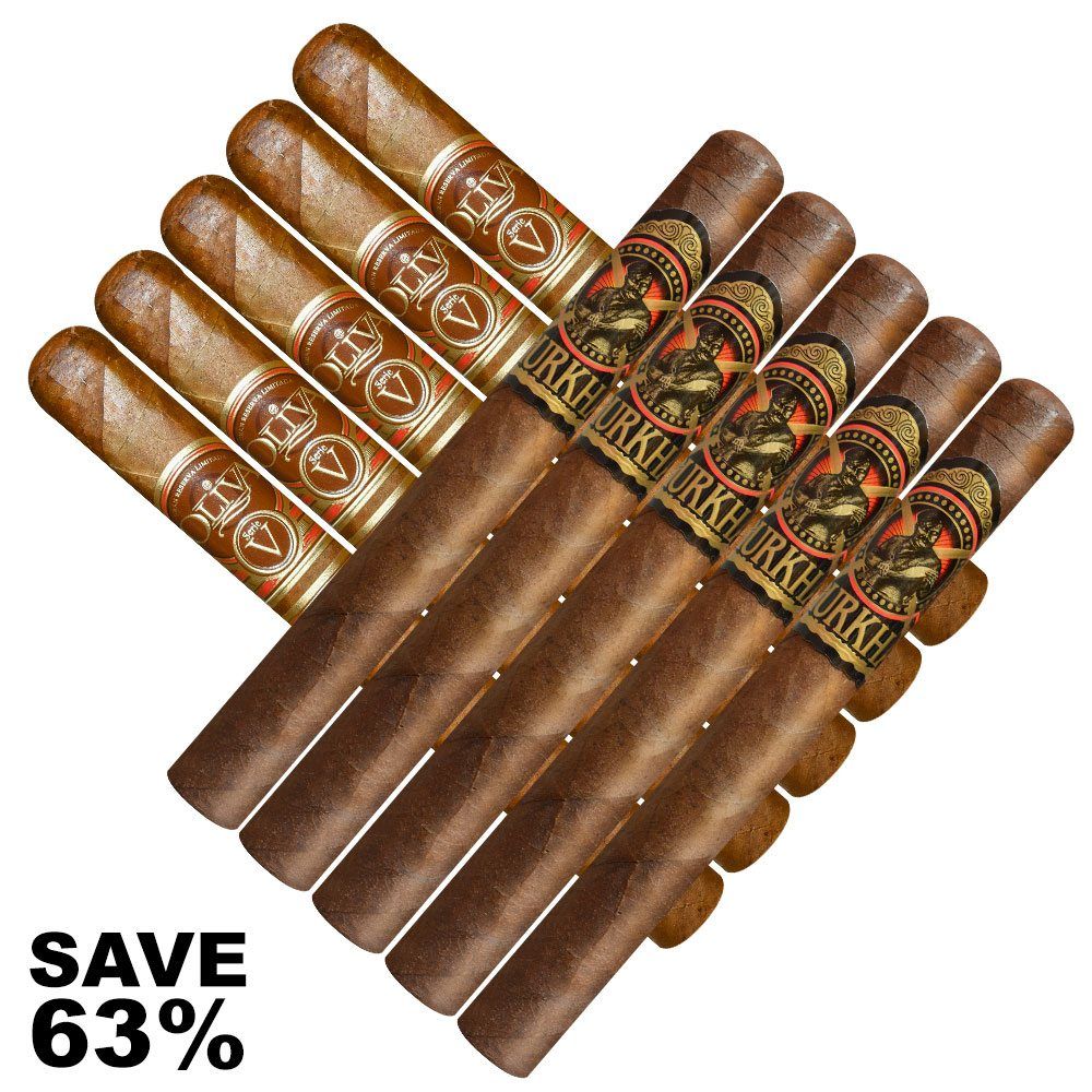 Double Stack Oliva Melanio V Churchill VS Gurkha Black Dragon - Pack of 10