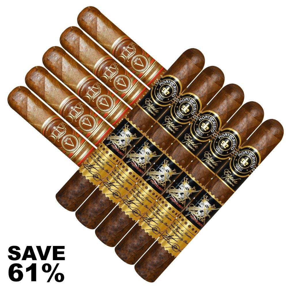 Double Stack Big Ring Oliva Serie V Melanio VS Monte Espada Oscuro - Pack of 10