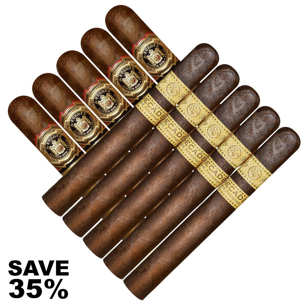 Double Stack Arturo Fuente Don Carlos VS Rocky Decade - Pack of 10