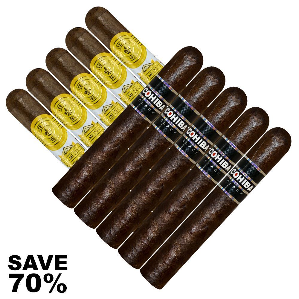 Double Stack Monte Miami Vs Cohiba Black - Pack of 10