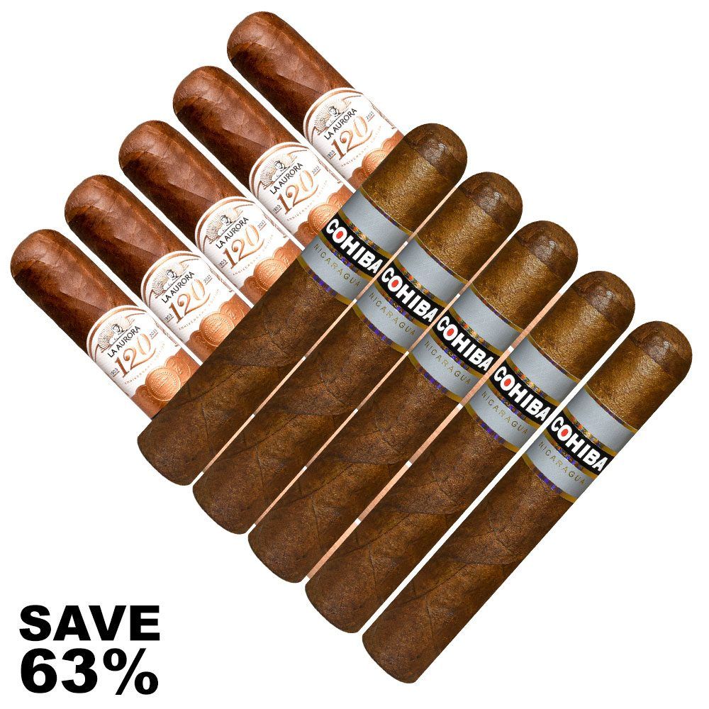 Double Stack La Aurora 120th VS Cohiba Nicaragua - Pack of 10