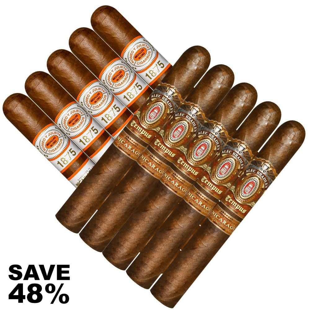 Double Stack Romeo 1875 Nica vs Alec Bradley Tempus Nica - Pack of 10