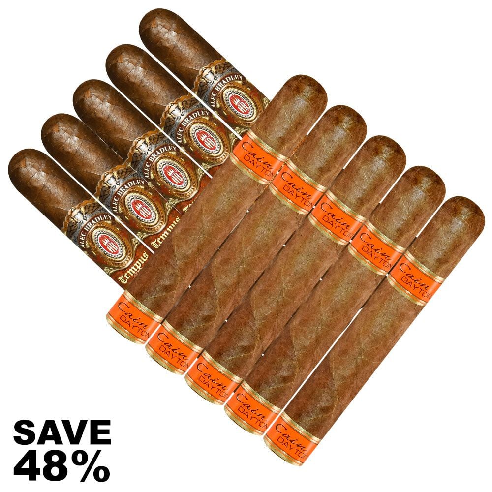 Double Stack Alec Bradley Tempus Nica vs Cain Daytona - Pack of 10