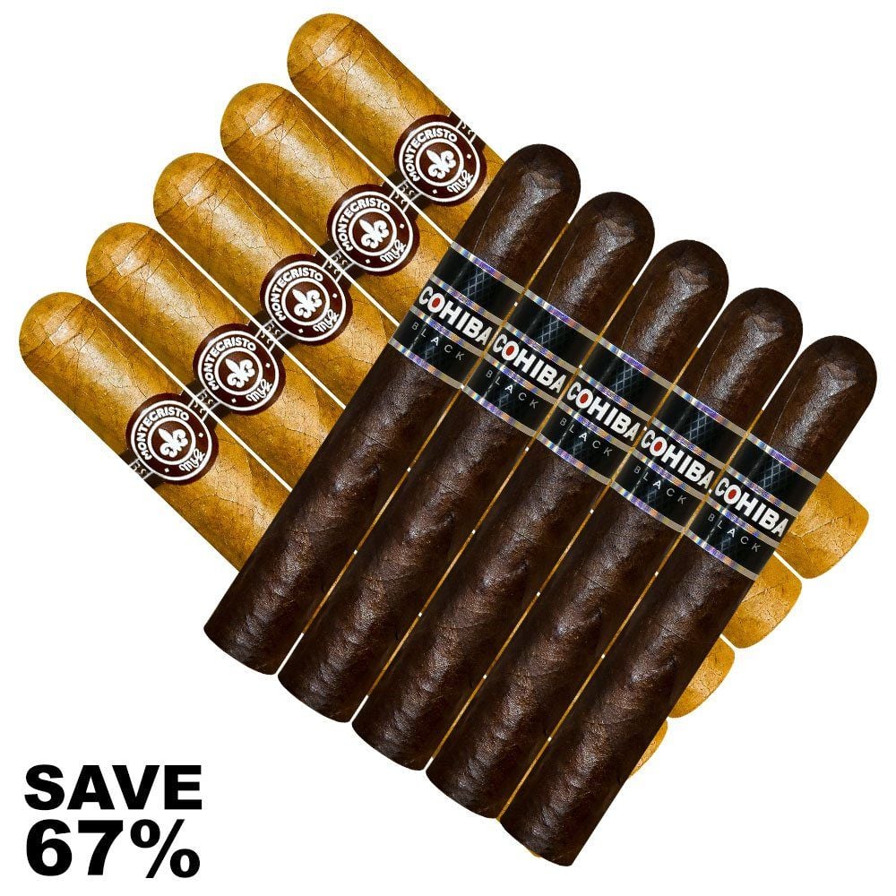 Double Stack Montecristo vs Cohiba Black - Pack of 10