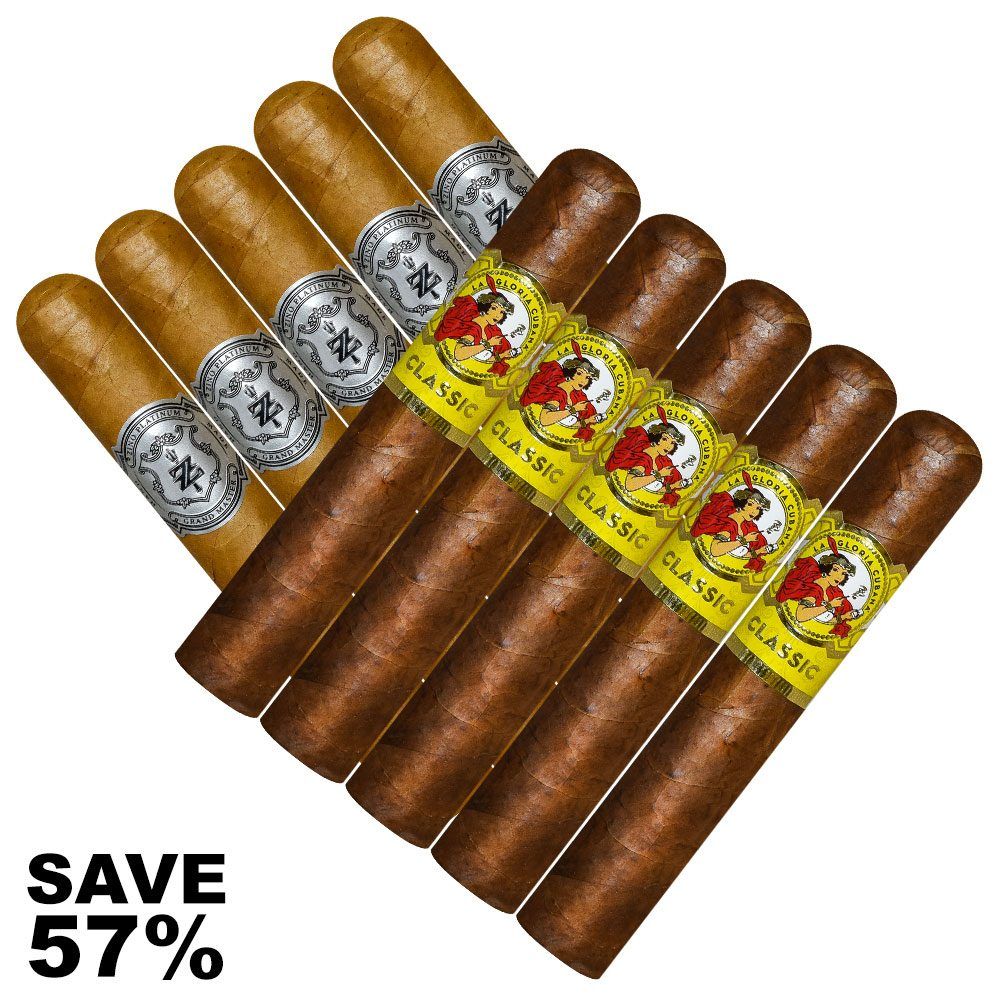 Double Stack Zino Platinum vs La Gloria Wavell - Pack of 10
