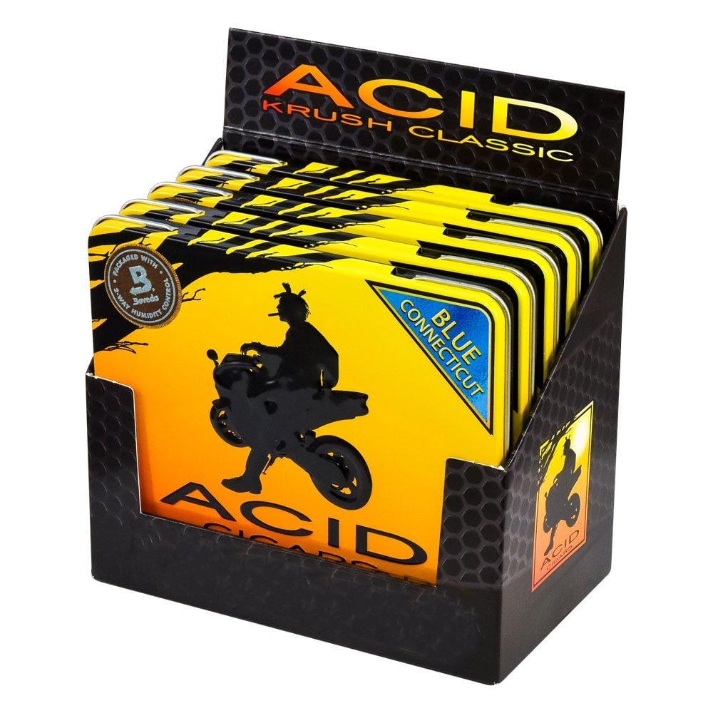 Acid Krush Cigarillos Classic Blue Connecticut - Tin of 10
