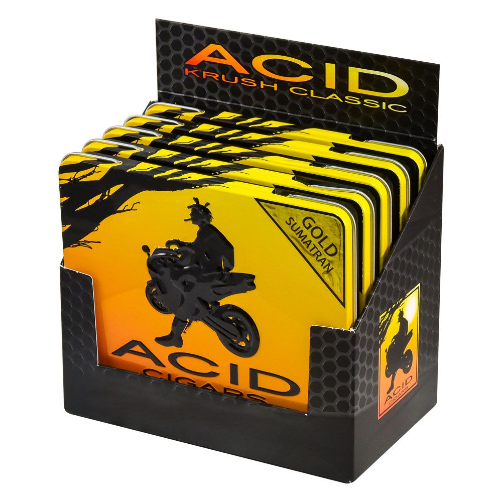 Acid Krush Cigarillos Classic Gold Sumatra - Unit of 50