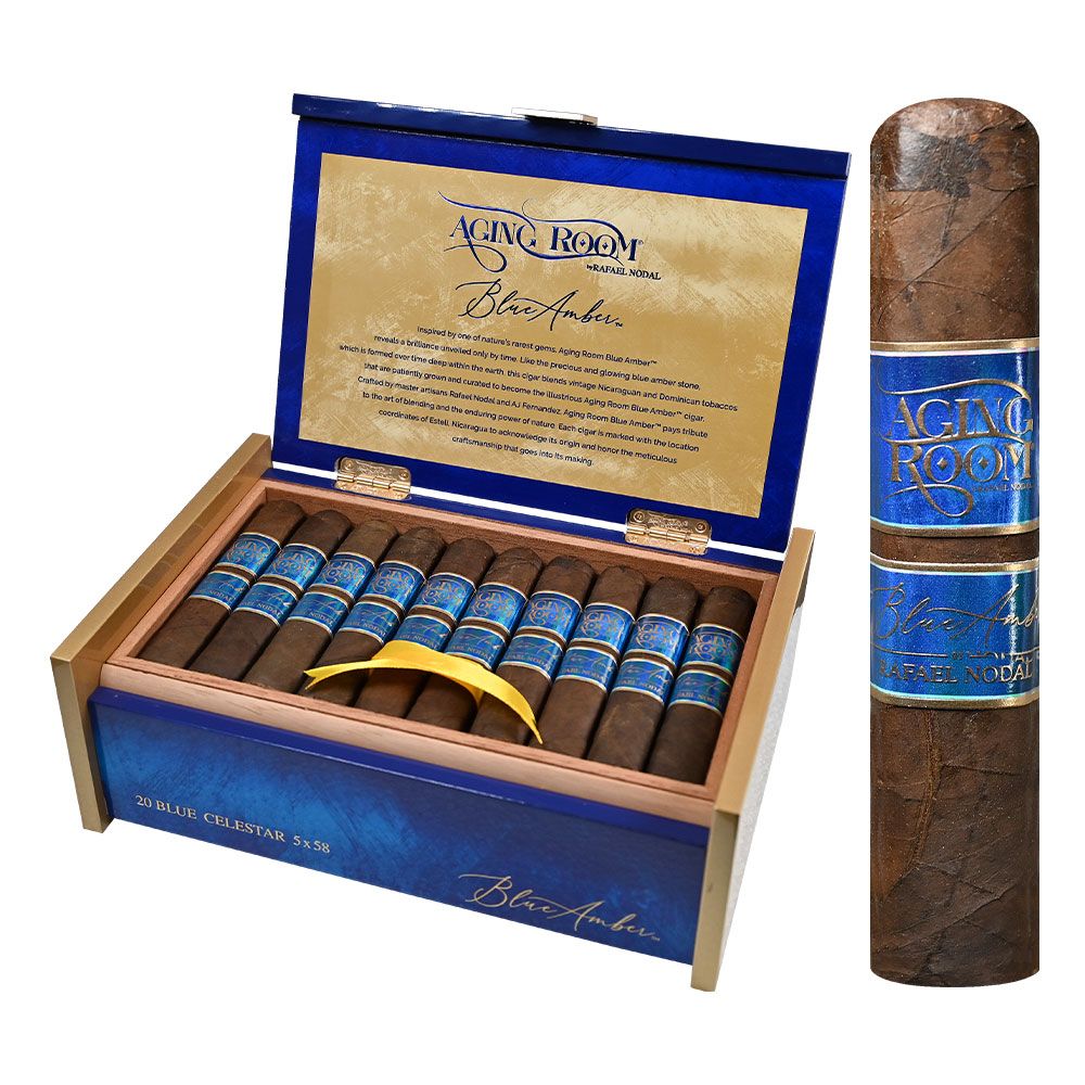 Aging Room Blue Amber Celestar - Robusto Gordo - Box of 20