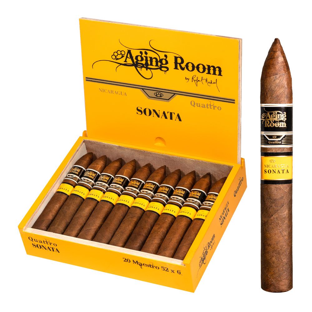 Aging Room Quattro Nicaragua Sonata Maestro – Torpedo - Box of 20