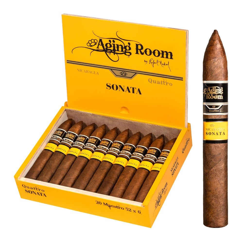 Aging Room Quattro Nicaragua Sonata Maestro – Torpedo - Pack of 5