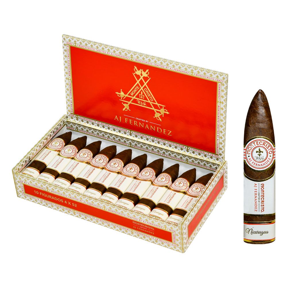 Montecristo Crafted by AJ Fernandez Figurado - Box of 10