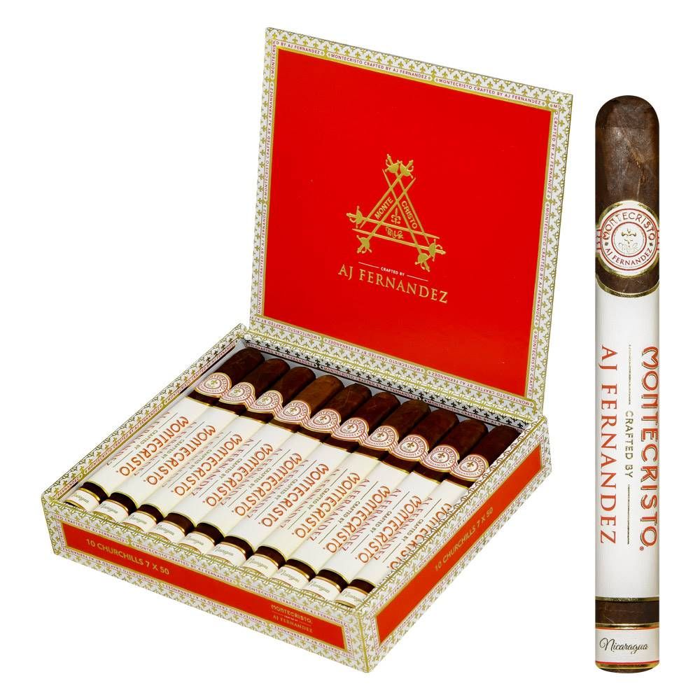 Montecristo Crafted by AJ Fernandez Churchill - Box of 10