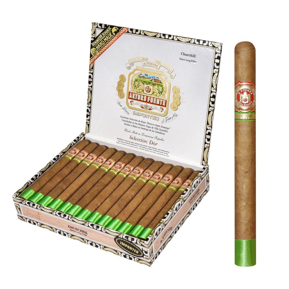 Arturo Fuente Churchill Seleccion D'Oro Shade Grown - Pack of 5