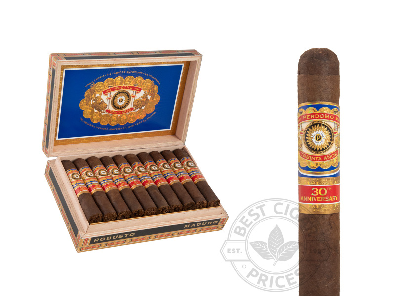 Perdomo 30th Anniversary Robusto Maduro Box-pressed - 20 Cigars