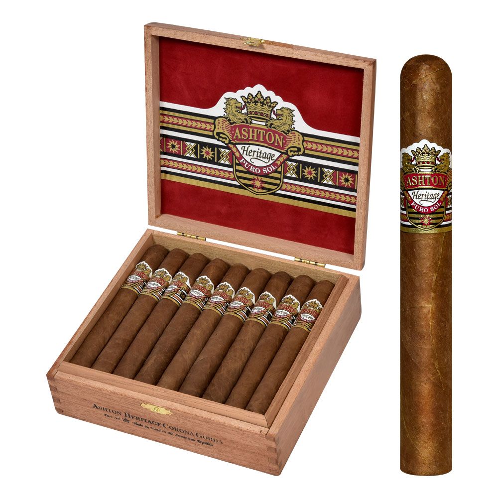 Ashton Heritage Puro Sol Corona Gorda - Box of 25