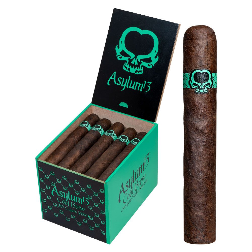 Asylum Cool Brew 70x7 - Churchill Gordo - Box of 20