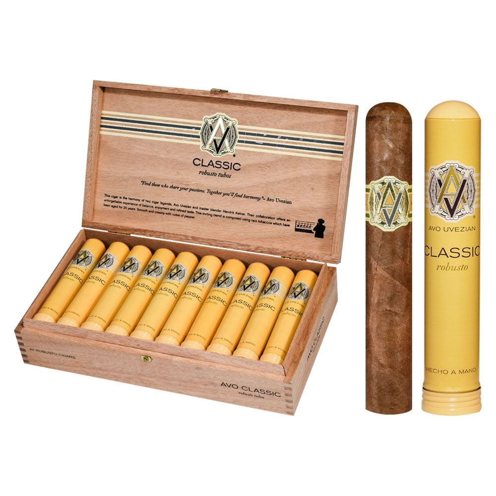 Avo Classic Robusto Tubos - Pack of 5
