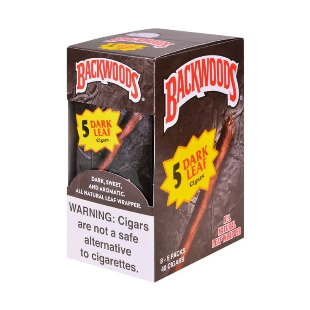 Backwoods Dark Leaf (5 pack) - Unit of 40