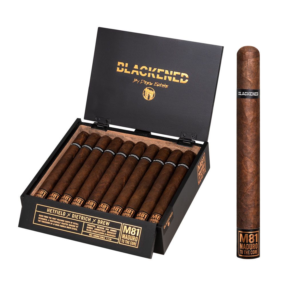 Blackened M81 by Drew Estate Corona Doble - Box of 20